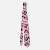 プレミアピンクオーキッドネックフォーマルタイ ネクタイ (裏面)