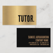 プレミアフェイク金ゴールド講師 名刺 (正面/裏面)