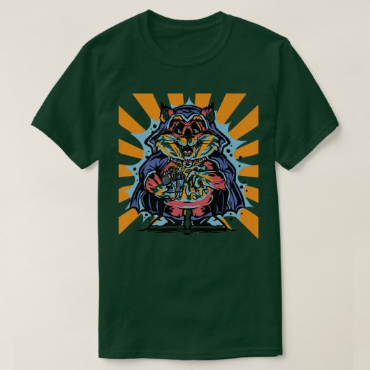 プレミアムの魔術動物 Tシャツ (デザイン正面)