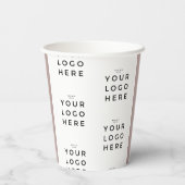 プレミアムイベントコーディネーター企業のビジネスロゴ 紙コップ (裏面)
