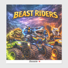 プレミアムカスタムカットビニールモンスタートラックステッカー シール