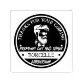 プレミアムカット&ひげそり | カスタム理容師店 セルフインキングスタンプ (デザイン)