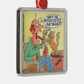 プレミアムキャットカートゥーンクリスマスツリーオーナメント メタルオーナメント (右)
