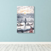 プレミアムキャンバスプリント キャンバスプリント (インサイチュ (ウッドフロア))