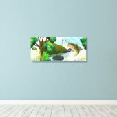 プレミアムキャンバスプリント(光沢) キャンバスプリント (インサイチュ (ウッドフロア))