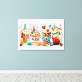 プレミアムキャンバスプリント（光沢） キャンバスプリント (インサイチュ (ウッドフロア))