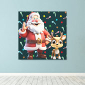 プレミアムキャンバスプリント(光沢) キャンバスプリント (インサイチュ (ウッドフロア))