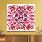 プレミアムキャンバスプリント(光沢)パッションレッド キャンバスプリント (インサイチュ (リビング))