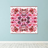 プレミアムキャンバスプリント(光沢)パッションレッド キャンバスプリント (インサイチュ (ウッドフロア))