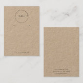 プレミアムクラフトイヤリングディスプレイ 名刺 (正面/裏面)