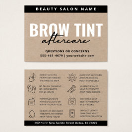 プレミアムクラフトエコ眉ティントアフターケアカード