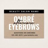 プレミアムクラフトグラデーションパウダーブローズアフターケアカード (正面)