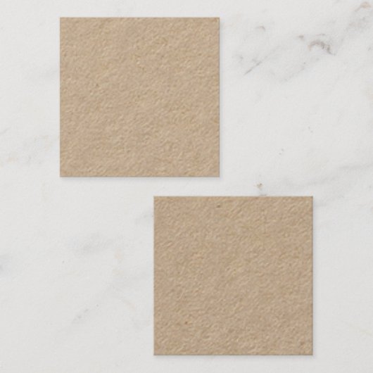 プレミアムクラフトスクエアビジネスカード スクエア名刺 (正面/裏面)