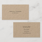 プレミアムクラフトトレンディーミニマルプロフェッショナル 名刺 (正面/裏面)