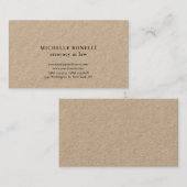 プレミアムクラフトユニーク弁護士シンプル 名刺 (正面/裏面)