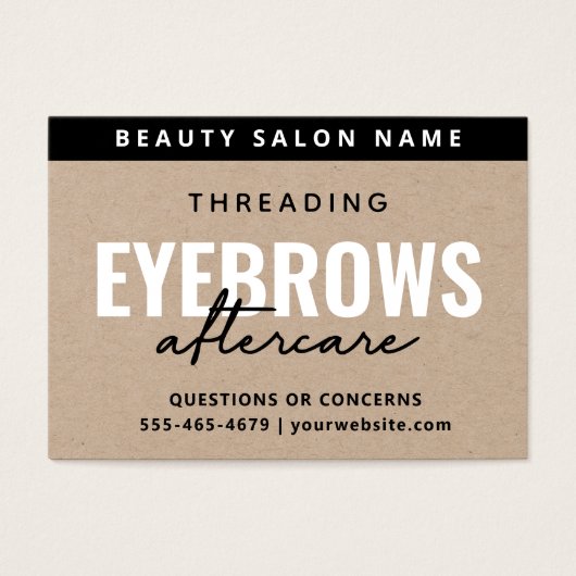 プレミアムクラフトラグジュアリーアイブロウ糸通しアフターケア (正面)