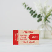 プレミアムクーポン割引カード 割引カード (スタンド正面)