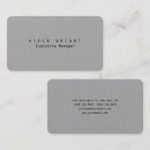 プレミアムグレートレンディーミニマスタイリッシュモダンリスト 名刺 (正面/裏面)