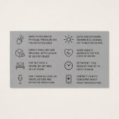 プレミアムグレーボトックス射出指示カード (裏面)