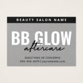 プレミアムグレーBBグローフェイシャルアフター気にカード (正面)