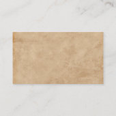 プレミアムシックラグジュアリークリエイティブヴィンテージスタイル 名刺 (裏面)