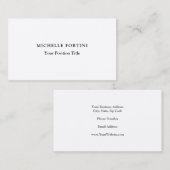 プレミアムシルクトレンディーミニマルプロフェッショナル 名刺 (正面/裏面)