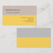 プレミアムシルクプレインミニマリストシンプル 名刺 (正面/裏面)