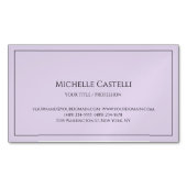 プレミアムシルクプロフェッショナルクラシカルユニークシンプル マグネット名刺 (正面)