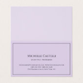 プレミアムシルクプロフェッショナルクラシカルユニークシンプル 名刺 (外部フラット)