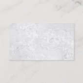 プレミアムシルクプロフェッショナルミニマリストグレーウォール 名刺 (裏面)