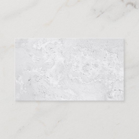 プレミアムシルクプロフェッショナルミニマリストグレーウォール 名刺 (裏面)