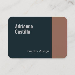 プレミアムシルクミニマルモダンリストプレーンはっきりした文字 名刺