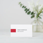 プレミアムシルクモダンミニマリスト 名刺 (スタンド正面)