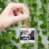 プレミアムスクエアキーチェーン、大(5.08 cm) キーホルダー (手)