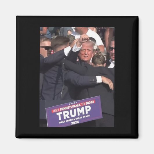 プレミアムスクープを打たれた後の拳バンプ マグネット (正面)