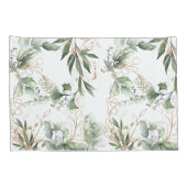 プレミアムセージモダンユーカリプタスグリーン 枕カバー (裏面-右)