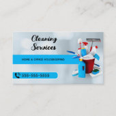 プレミアムハウスクリーニング&メイドサービス 名刺 (正面)