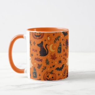 プレミアムハロウィンマグカップ - あったかパンプキン・ゴースト・コウモリ マグカップ