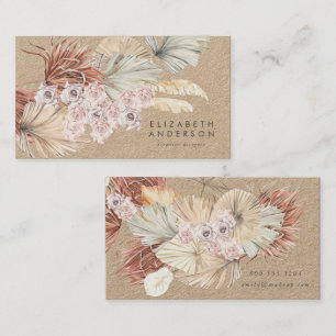 プレミアムパンパオリジナルクラフトデザモダンイナー 名刺