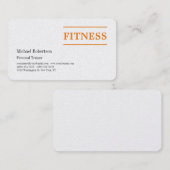 プレミアムパールフィットネススポーツプロフェッショナルトレーナー 名刺 (正面/裏面)