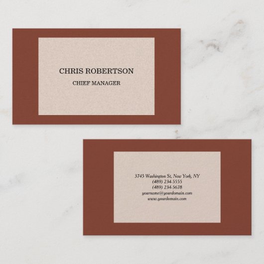 プレミアムパールミニマモダンリスト 名刺 (正面/裏面)