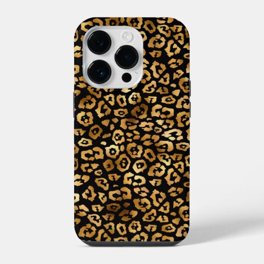プレミアムヒョウ柄 iPhoneケース (裏面)