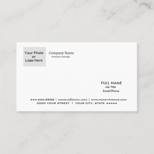 プレミアムビジネスカードカスタム – ホイル/テクスチャ 名刺 (正面)