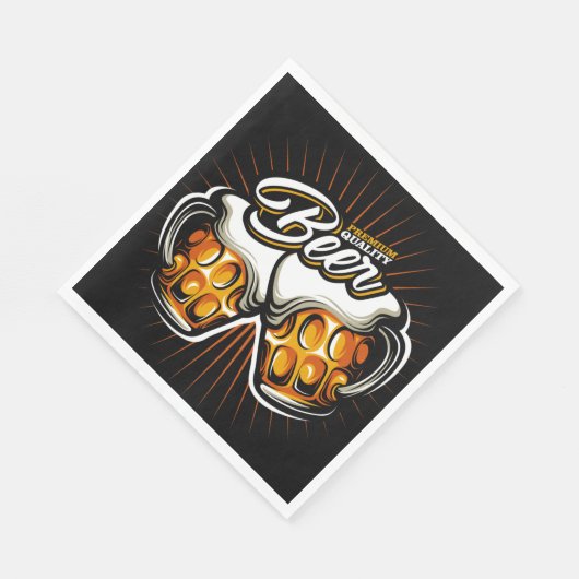 プレミアムビール紙ナプキンス スタンダードランチョンナプキン (角)