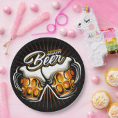 プレミアムビール ペーパープレート (パーティー)