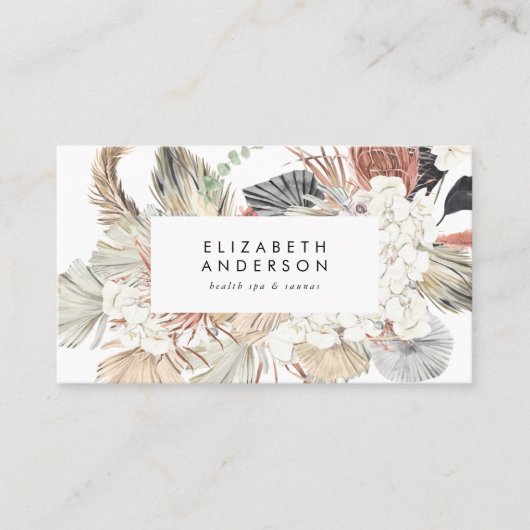 プレミアムピュアホワイトパンパスグラスウルトラ 予約カード (正面)