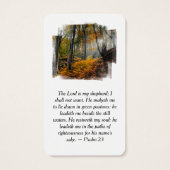 プレミアムフルフォト紅葉祈りの言葉カード (裏面)