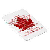 プレミアムフレキシカナダマグネットカナダスーベニア マグネット (右側)