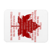 プレミアムフレキシカナダマグネットカナダスーベニア マグネット (横)