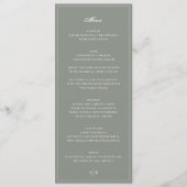 プレミアムフレームSage Green Monogram 結婚's メニュー (正面)